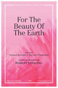 For the Beauty of the Earth SATB choral sheet music cover